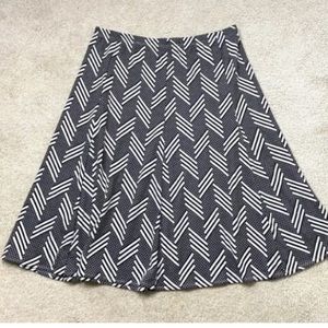 Women’s Black and White Maxi Skirt, Size XL, used $5.00